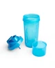 Шейкер спортивний SmartShake Slim 500ml Neon Blue - зображення 3