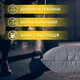 Набір Ideia ManMaker ковдра 140х210 + подушка 50х70 сірий + маска для сну 8-35823 - зображення 5