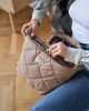 Женская сумка «Кико» бежевый кубик - изображение 2