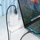 Кабель Hoco Type-C Energy silicone charging data cable X109 |1m, 3A| black - зображення 5