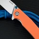 Нож складной туристический Ruike P801-J, (8.6 см) 14C28N / G10 оранжевый - изображение 15