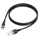 Кабель Hoco Type-C Energy silicone charging data cable X109 |1m, 3A| black - зображення 1