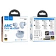 Навушники HOCO Praise true wireless ANC noise cancelling BT headset EQ17 |BT5.4, 40/400mAh, 7h| Purple - зображення 2