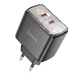 Адаптер мережевий Hoco Smart charger CS43A |2Type-C, 45W/3A, PD/QC| - зображення 1