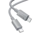 Кабель HOCO Type-C to Type-C Favor charging data cable X107 |1m, 60W| grey - зображення 5