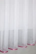 Кухонна (270х170см.) занавіска, штора і тюль з ламбрекеном. Колір рожевий з білим. Код 018к 50-836 - зображення 6