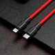 Кабель Hoco Type-C to Lightning Silicone PD charging data cable X21 Plus |1m, 3A, 20W| black-white - изображение 7