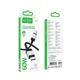 Кабель HOCO X110 Honorific charging data cable Type-C to Type-C 60W 3A 1m Black - зображення 5