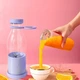 Портативний бездротовий блендер пляшка для смузі JuicyCup 214 350 мл Фіолетовий (SN9QI2572) - зображення 5