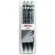 Набор механических карандашей Rotring TIKKY Black (ISO) PCL 0,35/0,5/0,7 S0801310 - изображение 1