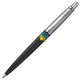 Набор Parker JOTTER Originals UKRAINE Black CT BP Трезубец сине-желтый (шариковая ручка + блокнот Parker) - изображение 4