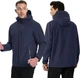 Куртка Softshell чоловіча демісезонна синя XL - зображення 2