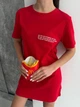 Футболка-туніка Be Happy, 3XL червона ST3 - зображення 5