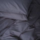 Простынь MirSon Mikrosatin Premium №19-0000 Monument однотонная 200x220 см (2200007235704) - изображение 8
