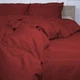 Простынь MirSon Mikrosatin Premium №19-1655 Garnet однотонная 200x220 см (2200007236909) - изображение 6