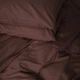 Простынь MirSon Mikrosatin Premium №19-1230 Friar Brown однотонная 150х220 см (2200007236282) - изображение 6