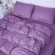 Простынь MirSon Mikrosatin Premium №16-3310 Lavander Herb однотонная 200x220 см (2200007232703) - изображение 3