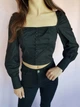 Топ на пуговицах Nasty Gal Черный (10373 S/42) - изображение 2