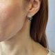 Серебряные серёжки серьги Бабочки в Камнях Серебро 925 пробы Родированное ск2фо/2012 3.50г - изображение 7