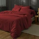 Наволочка MirSon Soft Elegance №19-1655 Garnet 50x50 см (2200010918038) - изображение 4