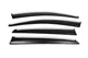 Хромированные ветровики HB (4 шт, Sunplex Chrome) для Volkswagen Golf 7/E-Golf - изображение 5