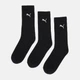Набор женских носков високих хлопковых Puma Sport Crew Lightweight 90794001 3 пары 35/38 Black (8720245028516) - изображение 1