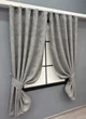 Комплект коротких штор VR-Textil Жакард Sultan № 869ш Світло-сірий 130х170 см 2 шт ( 35-0334) - зображення 2