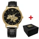 Класичний чоловічий годинник Awarder 022-3D Не Забуду Дім Gold-Black - изображение 1