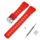 Ремінець для годинника Ремінець для Casio F-91W Jelly Red SI - изображение 1