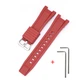 Ремінець для годинника Ремінець для Casio G-Shock GST-W300 Red SI - зображення 1