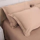 Простынь на резинке MirSon Tencel №03 Creamy 160x200 см (2200009369407) - изображение 8