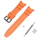 Ремінець для годинника Ремінець для Casio SGW-100 Orange BK - изображение 1