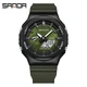 Наручний годинник Sanda 3167 Army Green - изображение 1