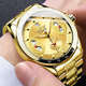 Наручний годинник Winner 8267 Gold ефектний - зображення 2