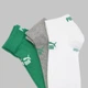 Набор женских носков коротких хлопковых Puma Elements Unisex Plain Q 94710802 35/38 3 пары Green/White (8720245958295) - изображение 3