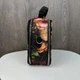 Женская каркасная сумочка экокожа 21х8,5х16 см черная с цветочным принтом (515584) - изображение 4