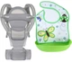 Хипсит, Эрго-рюкзак, кенгуру, переноска Baby Carrier 6в1 Серый слюнявчик-трансформер (n-9890) - изображение 1