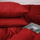 Простынь на резинке MirSon Фланель 009 Red 150x200 см (2200009651939) - изображение 4