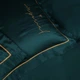 Простынь MirSon Imperial Tencel №07 Emerald 200x220 +25 см (2200010755947) - изображение 3
