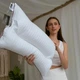 Набір MirSon №9558 Royal Pearl Hand Made Ковдра літня Полуторна 140х205 Wool + Подушка 50х70 (2200010806441) - зображення 13