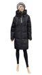 Пуховик женский Towmy кокон с капюшоном TM-BE-2168 S черный - изображение 1
