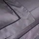 Простынь на резинке MirSon Imperial Tencel №06 Gray 140х200+25 см (2200010755527) - изображение 5