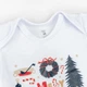 Боди детское из ткани с начесом Dexter`s и рождественским принтом christmas mood 74 см - изображение 4
