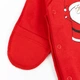 Ясельний чоловічок з принтом Santa та начісом Dexter`s 56 Червоний (d354-61-56-sm) - изображение 3