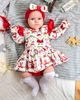 Боди Dexter`s-платье для девочки новогоднее с крылышками и повязкой santa 86 см - изображение 7