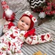 Боди Dexter`s-платье для девочки новогоднее с крылышками и повязкой santa 86 см - изображение 9