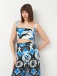 Кроп топ женский Zara 3385/162 XS Синий (03385162400019) - изображение 1
