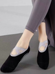 Носки для йоги и пилатеса Yoga socks с закрытыми пальцами, нескользящие, р/р 36-40, черные (YS-02-BL) - изображение 5