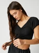 Топ женский Koton 3SAL10144IK999 M Черный (8683353346593) - изображение 3