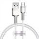 Кабель Baseus Cafule Metal Data Type-C 66W 1m White - изображение 1